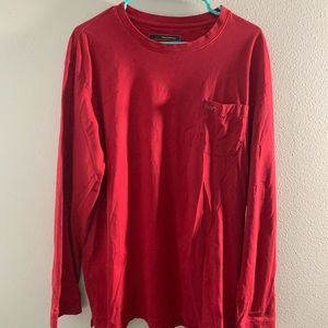 Red Greg Norman long sleeve